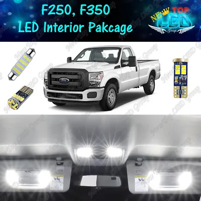 White Interior LED Lights Package Kit For 1999 - 2016 Ford F250 F350 Super Duty • $17.99