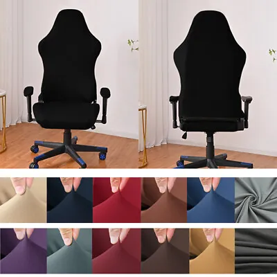 $23.87 • Buy Stretch Gaming Chair Cover Universal Office Computer Game Racing Seat Protector*