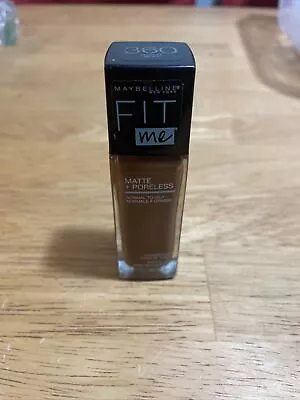 Maybelline FIT ME Matte & Poreless Foundation 360 MOCHA Normal To Oily • $8.89