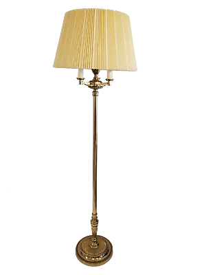 Vintage Stiffel 4-light Mogul Torchiere Candelabra Brass Floor Lamp • $609