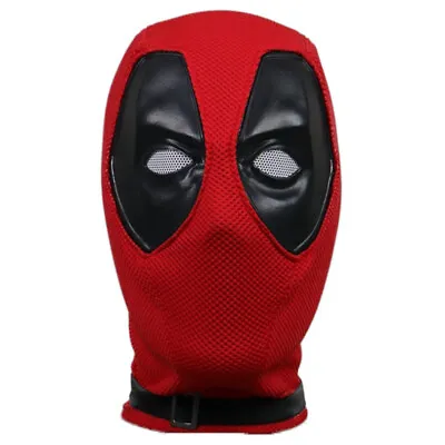 Deadpool Mask Full Head Helmet Cosplay Adult Costume Prop Red Helmet  • $42.85