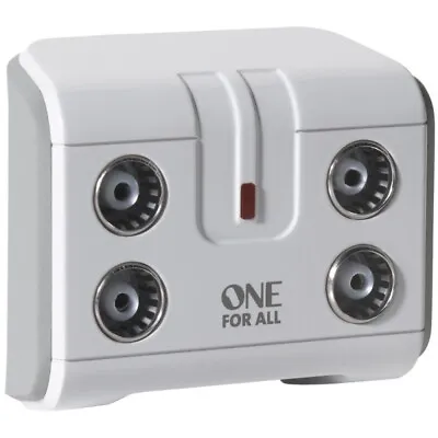 One For All 4 Way TV Signal Booster Splitter - SV9604 • £20.68