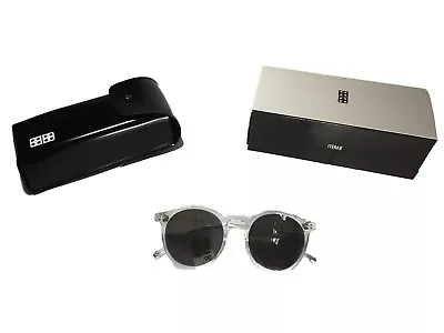 Item 8 Sunglasses Grey Lens With Clear Frames With Micro Fiber Firm Case • $19.99