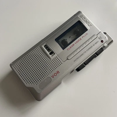 £29.99 • Buy SONY M-560V Clear Voice Plus VOR Microcassette Recorder Dictaphone Tape Recorder