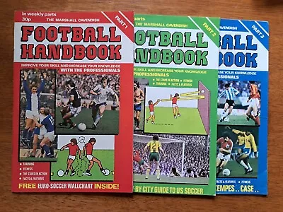 £3.99 • Buy Marshall Cavendish Football Handbook X3 - Part 1,2,3