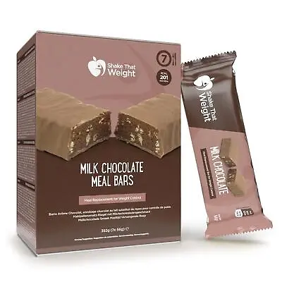 £18.80 • Buy 7x Milk Chocolate Diet Meal Replacement Bars - Shake That Weight