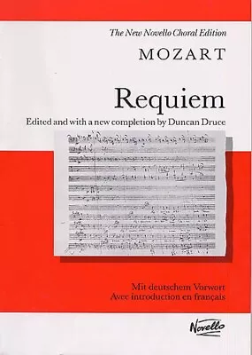 Mozart Requiem Vocal Score Druce K.626  • £10.88