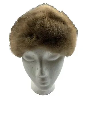 Vintage 50s AMROSE NEW YORK Real Mink Fur Hat Great Condition • $67.99