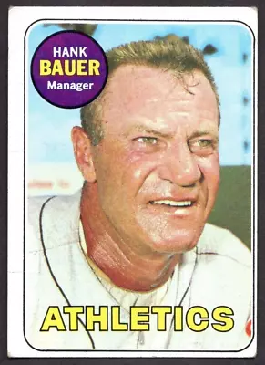 1969 Topps #124 Hank Bauer GOOD Athletics MG • $1.85