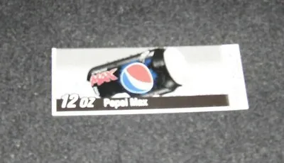 Pepsi Max Mini Vending Machine Label Refrigerator Magnet • $1