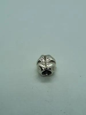 (711) Genuine Sterling Silver/925/ALE Pandora Charm    4 LEAF CLOVER  • £11.99