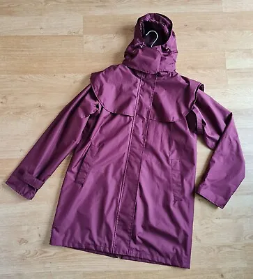£19.99 • Buy Ladies Sherwood Forest Wine Waterproof Hooded Richmond  Jacket Size  10