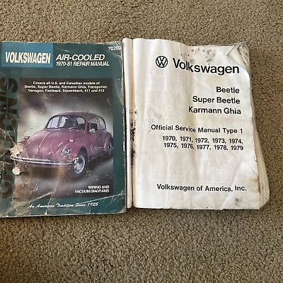 1970-1979 VW Robert Bentley Service Manual Super Beetle Karmann Ghia Bug Plus Ex • $24.99