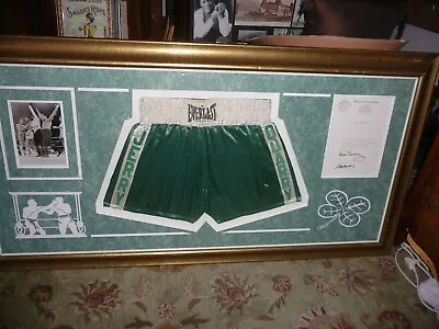 Boxing! Rare Jerry Quarry's Training Trunks For 1970 Fight With Muhammad Ali. • $7000