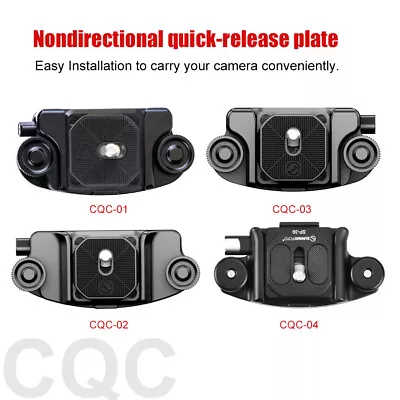 SUNWAYFOTO Camera Clip With Arca Swiss Plate Camera Quick Release System DSLR • £14.95