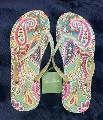 Vera Bradley Tutti Frutti Flip Flops Size Medium NWT • $15