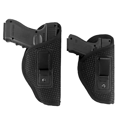 Tactical IWB Soft Neoprene Gun Holster Concealed Carry Pistol IWB Pouch S/L Size • $10.49