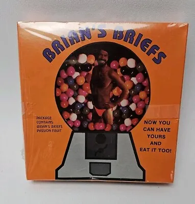 Vintage 70's Brians Briefs Edible Underwear Passionfruit Funny Adult Novelty NOS • $24.95