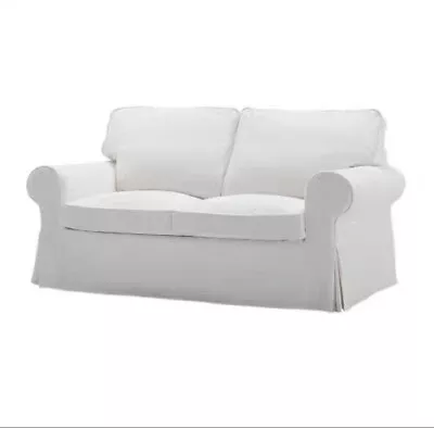 IKEA Ektorp 2-Seater Sofa Cover In White Custom Made • £169