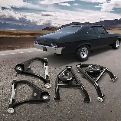 Tubular Front Upper & Lower Control Arms For 1968-1974 Chevy Nova 67-69 Camaro • $242.64