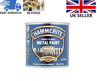 £10.48 • Buy Hammerite Smooth Metal Paint - 250ml Direct To Rust - All Colours Available 