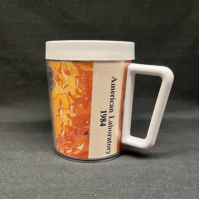 VTG 1984 American Laboratory Science Mug Handled Cup Plastic Biology Cells Micro • $14.97