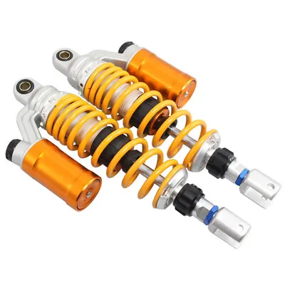 Pair 360mm Motorcycle Rear Air Shock Absorber Suspension Universal For Yamaha • $117.30