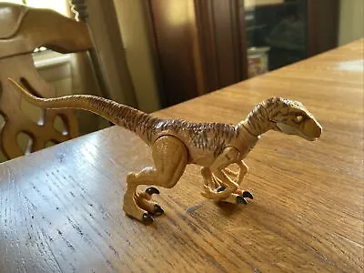 Jurassic World Orange Mattel Velociraptor With Button Attack Feature Toy Thing • $9.99