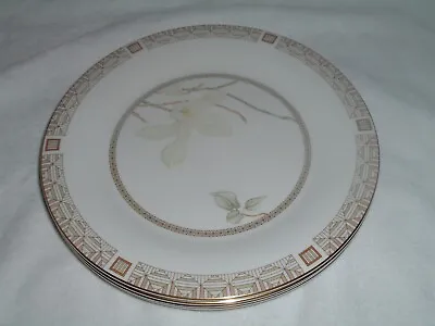 Royal Doulton White Nile Dinner Plate Fine China England 10 1/2  Set Of 4 NEW • $110.11