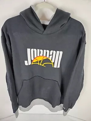 Nike Air Jordan Sport DNA Pullover Hoodie Men's XL Black Fleece DC9639-010 • $19.99