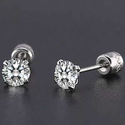 2mm Crystal Cartilage Tragus Ear Plug Surgical Steel Bar Gauge Ring Body Jewelry • $10.11