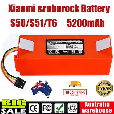 Battery For Xiaomi Roborock S50 S51 Millet Sweeper Robot Vacuum Cleaner AU • $59.99