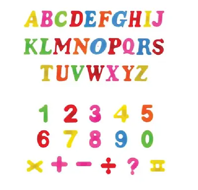 Magnetic Letters Alphabet & Numbers Fridge Magnets Toys Kids Learning Magnets • £3.49