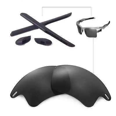 Walleva Lenses And Rubber Kit For Oakley Fast Jacket XL - Multiple Options • $19.99