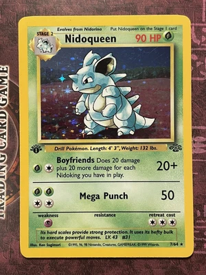 $30 • Buy Nidoqueen - Pokémon Jungle 7/64 - Holo Rare - 1st Edition - NM