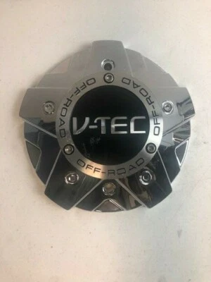 $49.99 • Buy USED V-TEC Wheels C394-8CL-CAP C394-8CL Chrome Wheel Center Cap 8 Lug