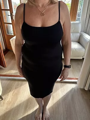 Ladies Black Dress From Misguided Size 14 • £2.75