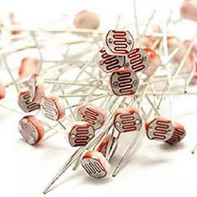 Light-Dependent Resistor Photoresistors Photosensitive Resistance Kit Red • £4.03