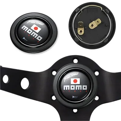 New MOMO Steering Wheel Horn Button-V11 Black • $28