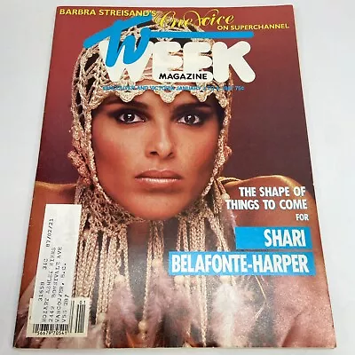 TV Week Shari Belafonte Harper Magazine Vancouver Victoria January 3-9 1987 • $10.86