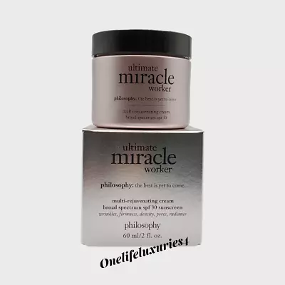 Philosophy Ultimate Miracle Worker Multi Rejuvenating Cream SPF30 2oz 60ml NEW • $22.99