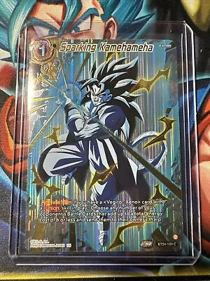 Dragon Ball Super Beyond Generations Collectors Vegito BT24-124 Alt Gold Stamp • $19.99