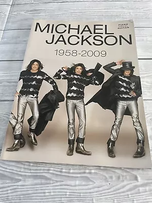 Michael Jackson - 1958 - 2009 . Songbook Note Book Piano Vocal Guitar • $9.93