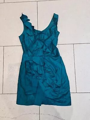 Belle By Oasis Evening Occasion Party Womens Dress Teal UK Size 6 -New - RRP £37 • £7.99