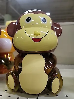 Monkey Plastic Coin Piggy Bank Jelly Fruit Candy Brand  • $27.99