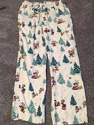 Rare Japanese Disney Pajamas Pants Men's Sz M Mickey & Friends • $26.24