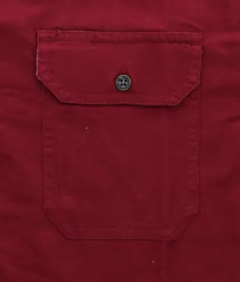 Wrangler Men's Shirt Comfort Flex Short Sleeve Denim Twill Button Up Regular Fit • $17.99
