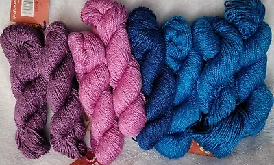 New Mixed Lot 8 Hanks Mirasol Tupa Yarn 4 Colors 137yds 50g • $65