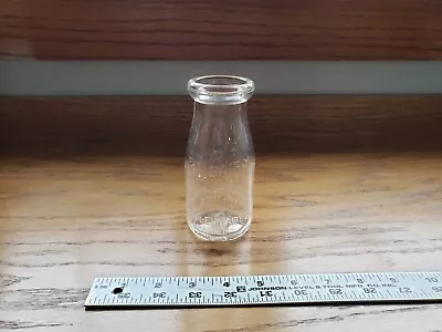 $5.90 • Buy Vintage The People's Dairy Co Akron Ohio Half Pint Old Farm Glass Milk Bottle