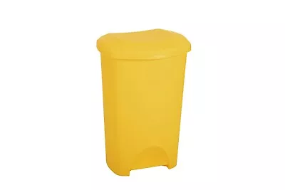 Addis 50L Yellow Medical Clinical Commercial Waste Trash Pedal Bin 518636ebay • £21.99